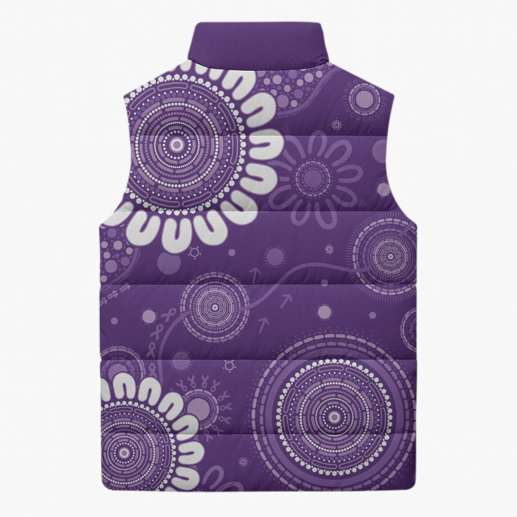 Sea Horse Australia Epilepsy Support Sleeveless Puffer Jacket