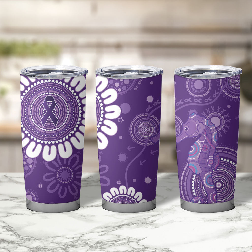Sea Horse Australia Epilepsy Support Tumbler Cup