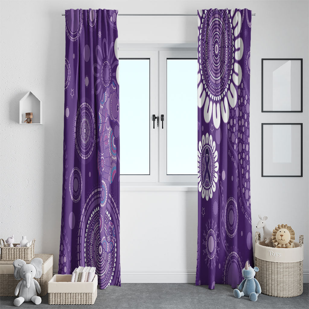 Sea Horse Australia Epilepsy Support Window Curtain