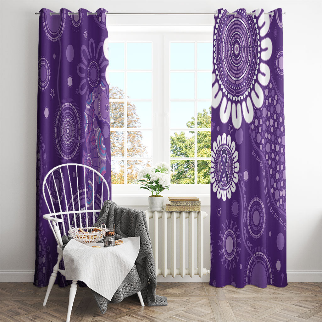 Sea Horse Australia Epilepsy Support Window Curtain