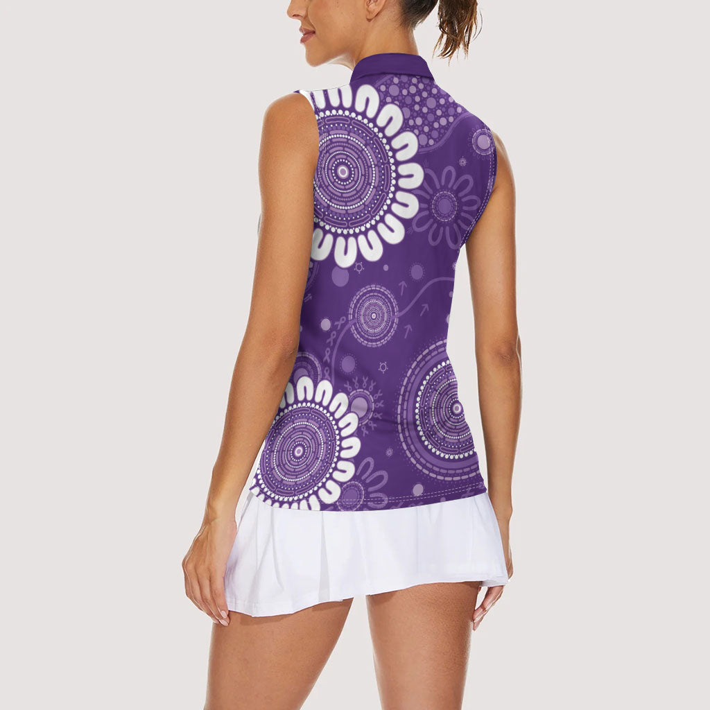 Sea Horse Australia Epilepsy Support Women Sleeveless Polo Shirt