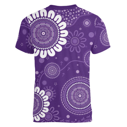 Sea Horse Australia Epilepsy Support Women V-Neck T-Shirt
