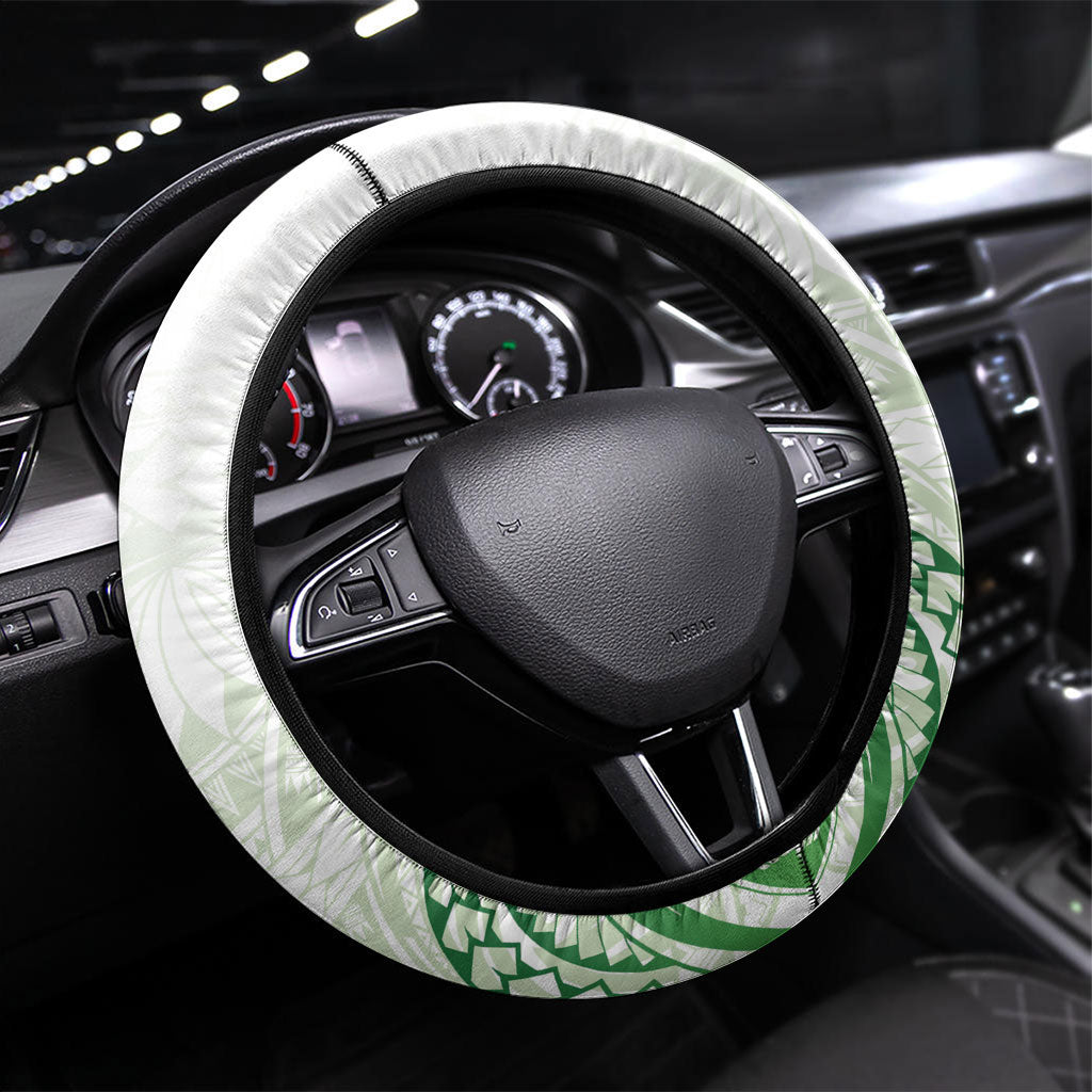 Its Okay Green Ribbon Steering Wheel Cover Polynesian Depression Support Hope And Healing
