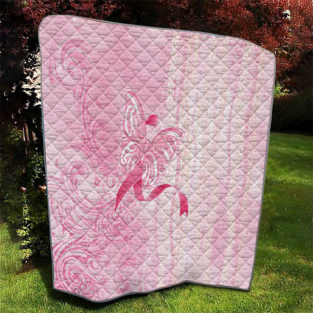 Hawaii Breast Cancer Support Quilt Maile Pikake Lokelani Crown Flower Lei Inspired