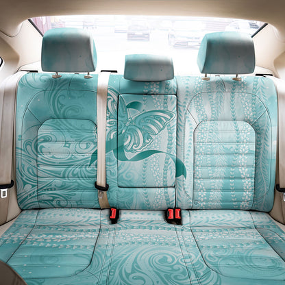 Hawaii PTSD Support Healing From Trauma Back Car Seat Cover Maile Pikake Lokelani Crown Flower Lei Inspired