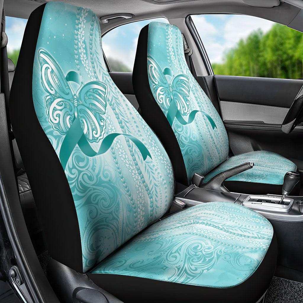 Hawaii PTSD Support Healing From Trauma Car Seat Cover Maile Pikake Lokelani Crown Flower Lei Inspired