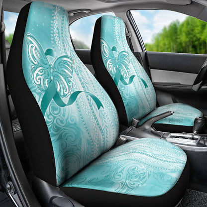 Hawaii PTSD Support Healing From Trauma Car Seat Cover Maile Pikake Lokelani Crown Flower Lei Inspired