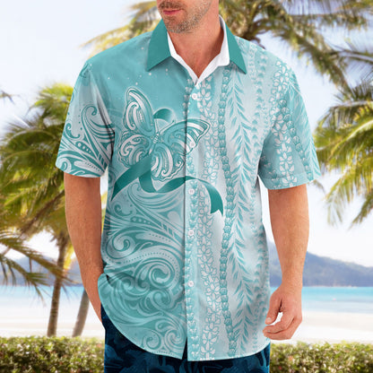 Hawaii PTSD Support Healing From Trauma Hawaiian Shirt Maile Pikake Lokelani Crown Flower Lei Inspired