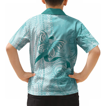 Hawaii PTSD Support Healing From Trauma Hawaiian Shirt Maile Pikake Lokelani Crown Flower Lei Inspired