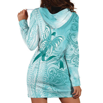 Hawaii PTSD Support Healing From Trauma Hoodie Dress Maile Pikake Lokelani Crown Flower Lei Inspired