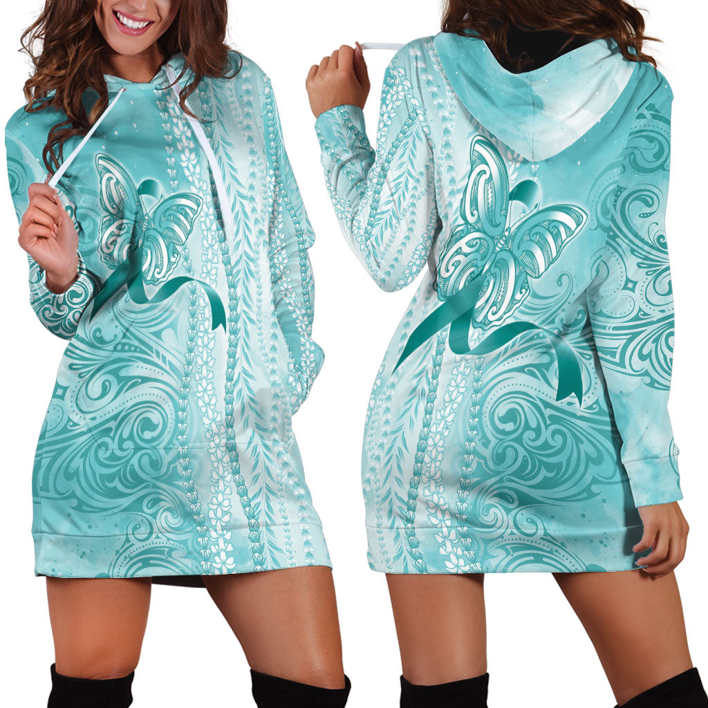 Hawaii PTSD Support Healing From Trauma Hoodie Dress Maile Pikake Lokelani Crown Flower Lei Inspired