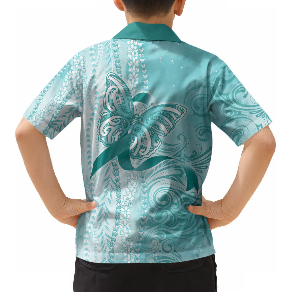 Hawaii PTSD Support Healing From Trauma Kid Hawaiian Shirt Maile Pikake Lokelani Crown Flower Lei Inspired