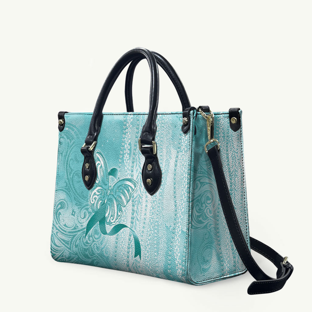 Hawaii PTSD Support Healing From Trauma Leather Bag Maile Pikake Lokelani Crown Flower Lei Inspired