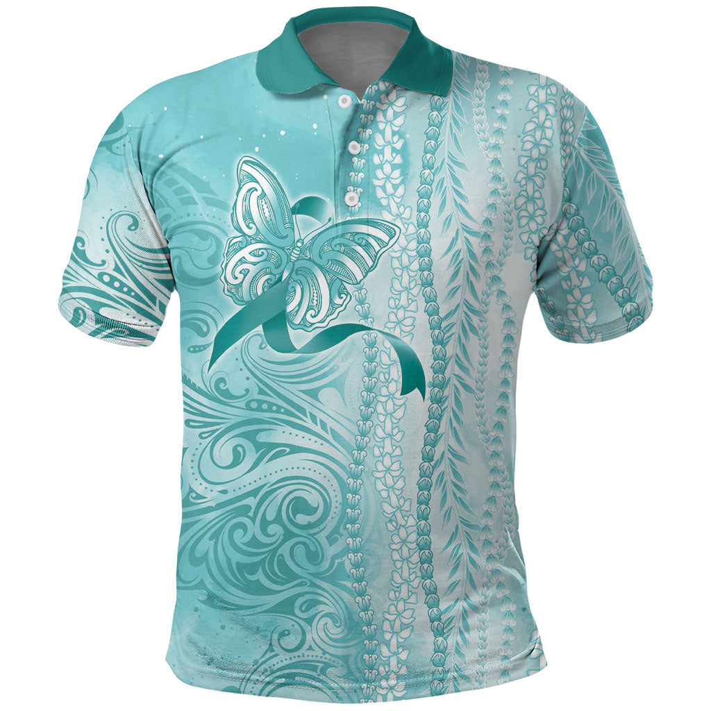 Hawaii PTSD Support Healing From Trauma Polo Shirt Maile Pikake Lokelani Crown Flower Lei Inspired
