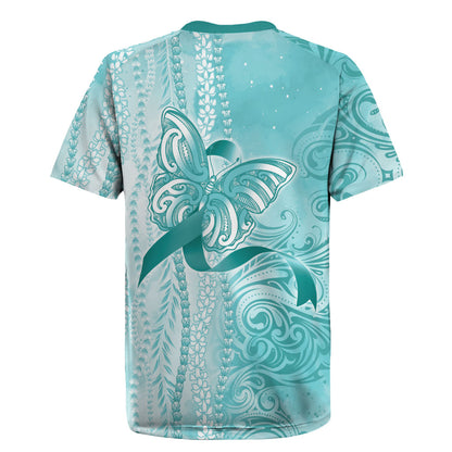 Hawaii PTSD Support Healing From Trauma Rugby Jersey Maile Pikake Lokelani Crown Flower Lei Inspired