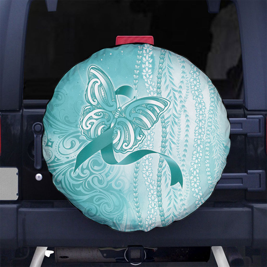 Hawaii PTSD Support Healing From Trauma Spare Tire Cover Maile Pikake Lokelani Crown Flower Lei Inspired