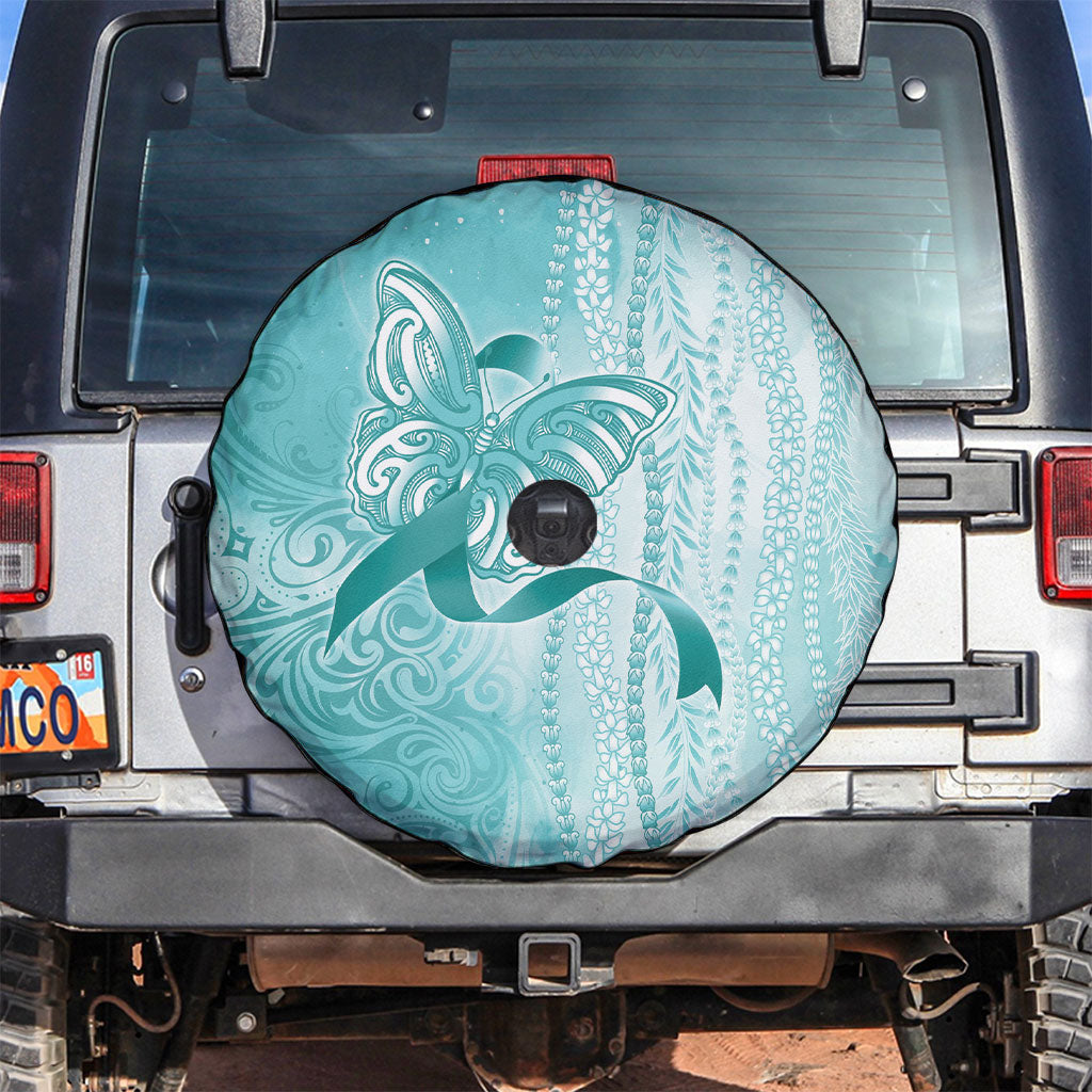 Hawaii PTSD Support Healing From Trauma Spare Tire Cover Maile Pikake Lokelani Crown Flower Lei Inspired