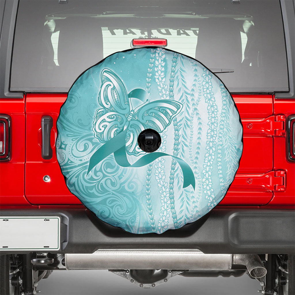 Hawaii PTSD Support Healing From Trauma Spare Tire Cover Maile Pikake Lokelani Crown Flower Lei Inspired