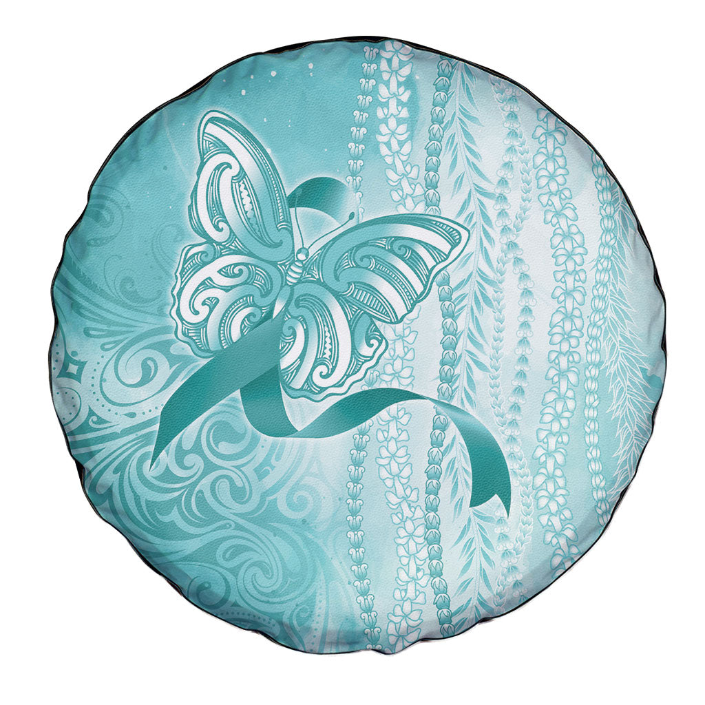 Hawaii PTSD Support Healing From Trauma Spare Tire Cover Maile Pikake Lokelani Crown Flower Lei Inspired