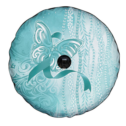 Hawaii PTSD Support Healing From Trauma Spare Tire Cover Maile Pikake Lokelani Crown Flower Lei Inspired