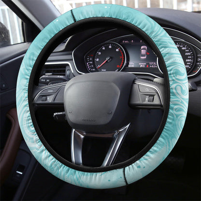 Hawaii PTSD Support Healing From Trauma Steering Wheel Cover Maile Pikake Lokelani Crown Flower Lei Inspired