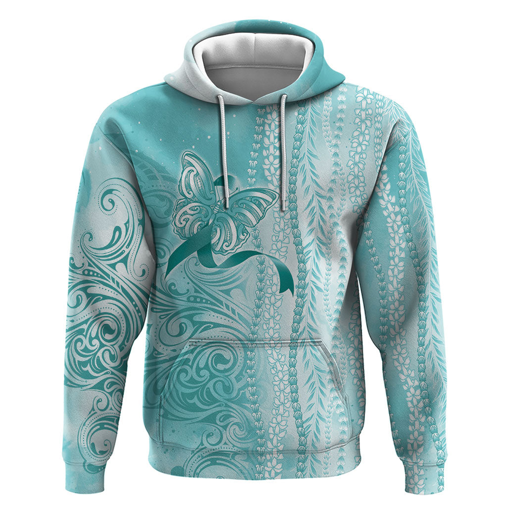 Hawaii PTSD Support Healing From Trauma Zip Hoodie Maile Pikake Lokelani Crown Flower Lei Inspired