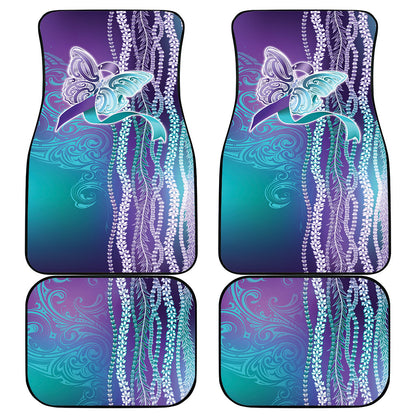 You Matter Suicide Prevention Support Car Mats Maile Pikake Lokelani Crown Flower Lei Inspired