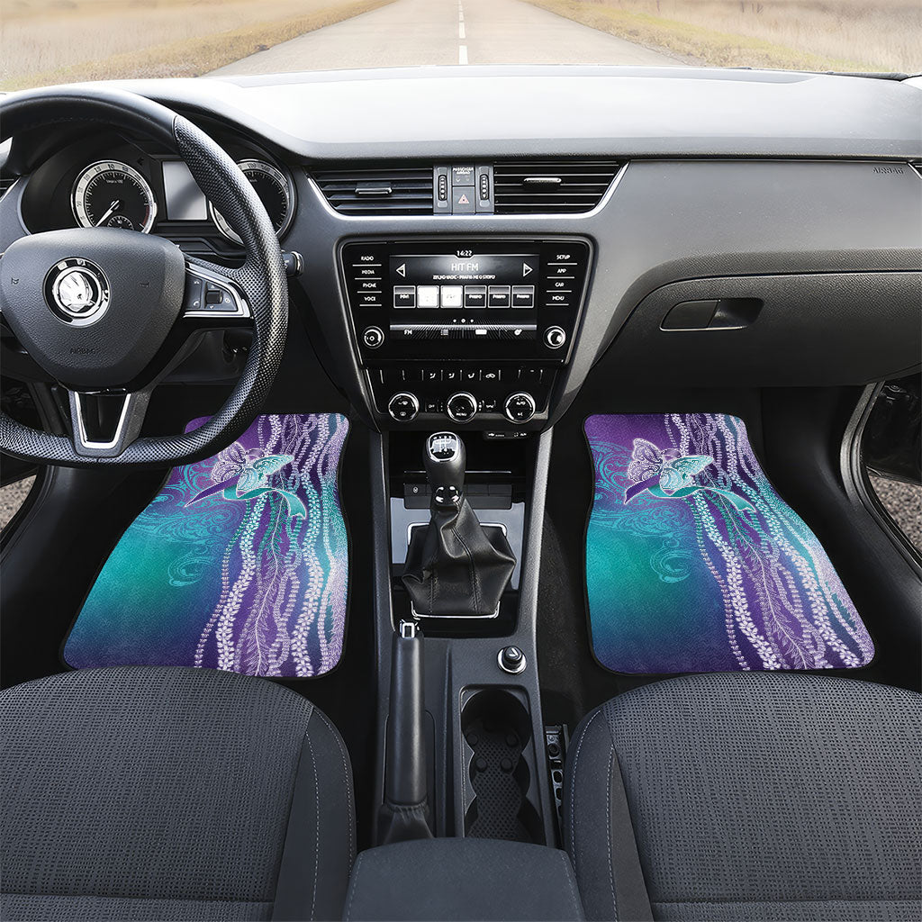You Matter Suicide Prevention Support Car Mats Maile Pikake Lokelani Crown Flower Lei Inspired