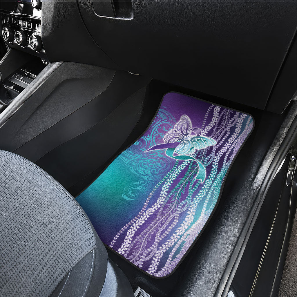 You Matter Suicide Prevention Support Car Mats Maile Pikake Lokelani Crown Flower Lei Inspired