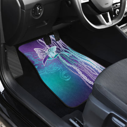 You Matter Suicide Prevention Support Car Mats Maile Pikake Lokelani Crown Flower Lei Inspired