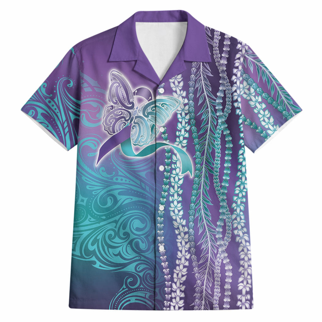You Matter Suicide Prevention Support Hawaiian Shirt Maile Pikake Lokelani Crown Flower Lei Inspired