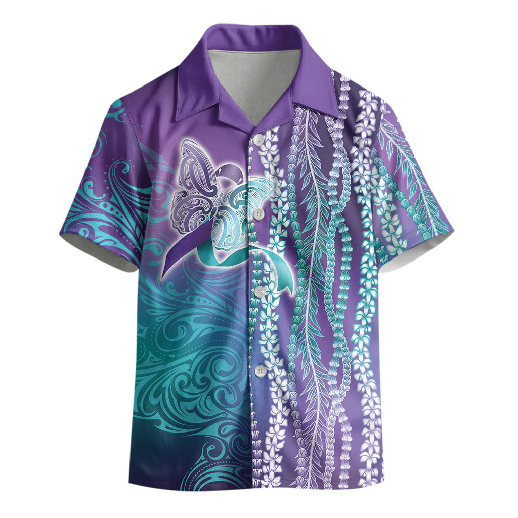 You Matter Suicide Prevention Support Kid Hawaiian Shirt Maile Pikake Lokelani Crown Flower Lei Inspired