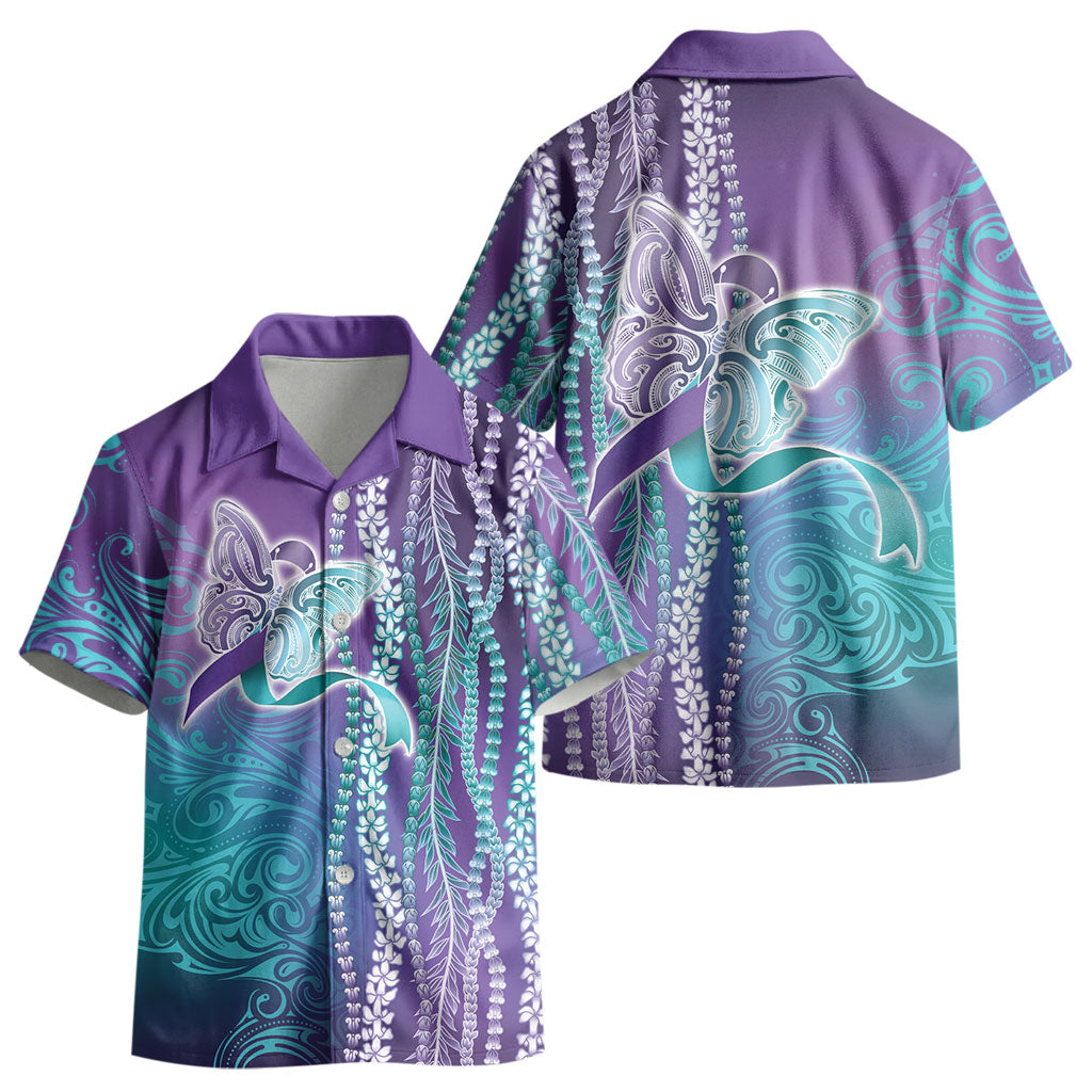 You Matter Suicide Prevention Support Kid Hawaiian Shirt Maile Pikake Lokelani Crown Flower Lei Inspired