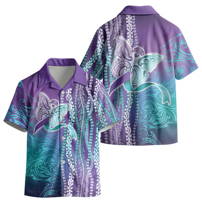 You Matter Suicide Prevention Support Kid Hawaiian Shirt Maile Pikake Lokelani Crown Flower Lei Inspired