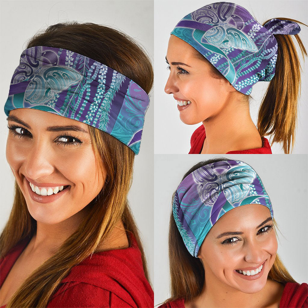You Matter Suicide Prevention Support Neck Gaiter Maile Pikake Lokelani Crown Flower Lei Inspired