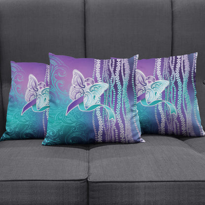You Matter Suicide Prevention Support Pillow Cover Maile Pikake Lokelani Crown Flower Lei Inspired