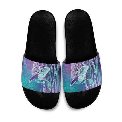 You Matter Suicide Prevention Support Slide Sandals Maile Pikake Lokelani Crown Flower Lei Inspired