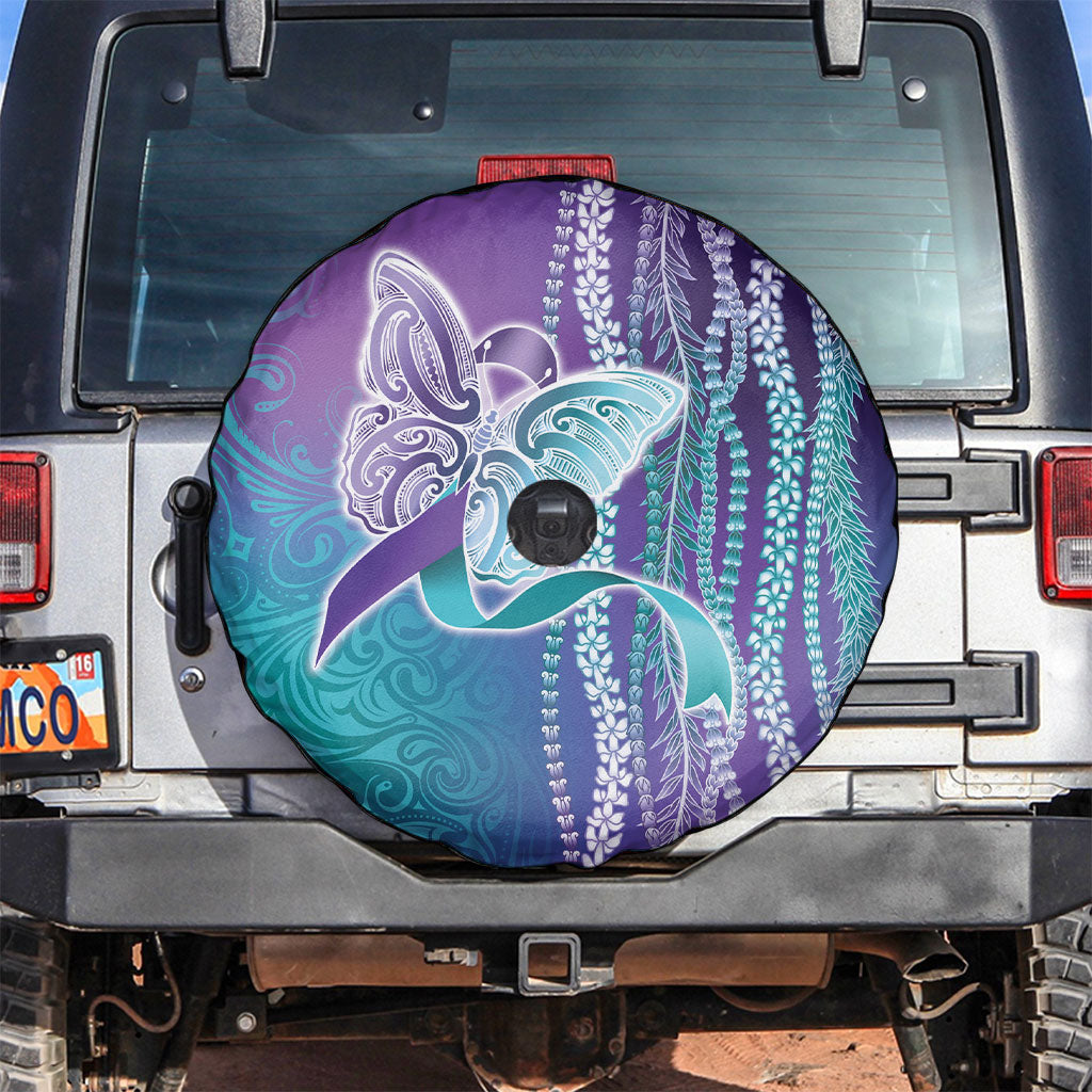 You Matter Suicide Prevention Support Spare Tire Cover Maile Pikake Lokelani Crown Flower Lei Inspired