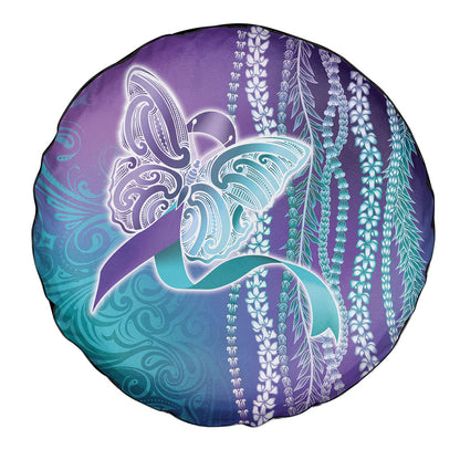 You Matter Suicide Prevention Support Spare Tire Cover Maile Pikake Lokelani Crown Flower Lei Inspired