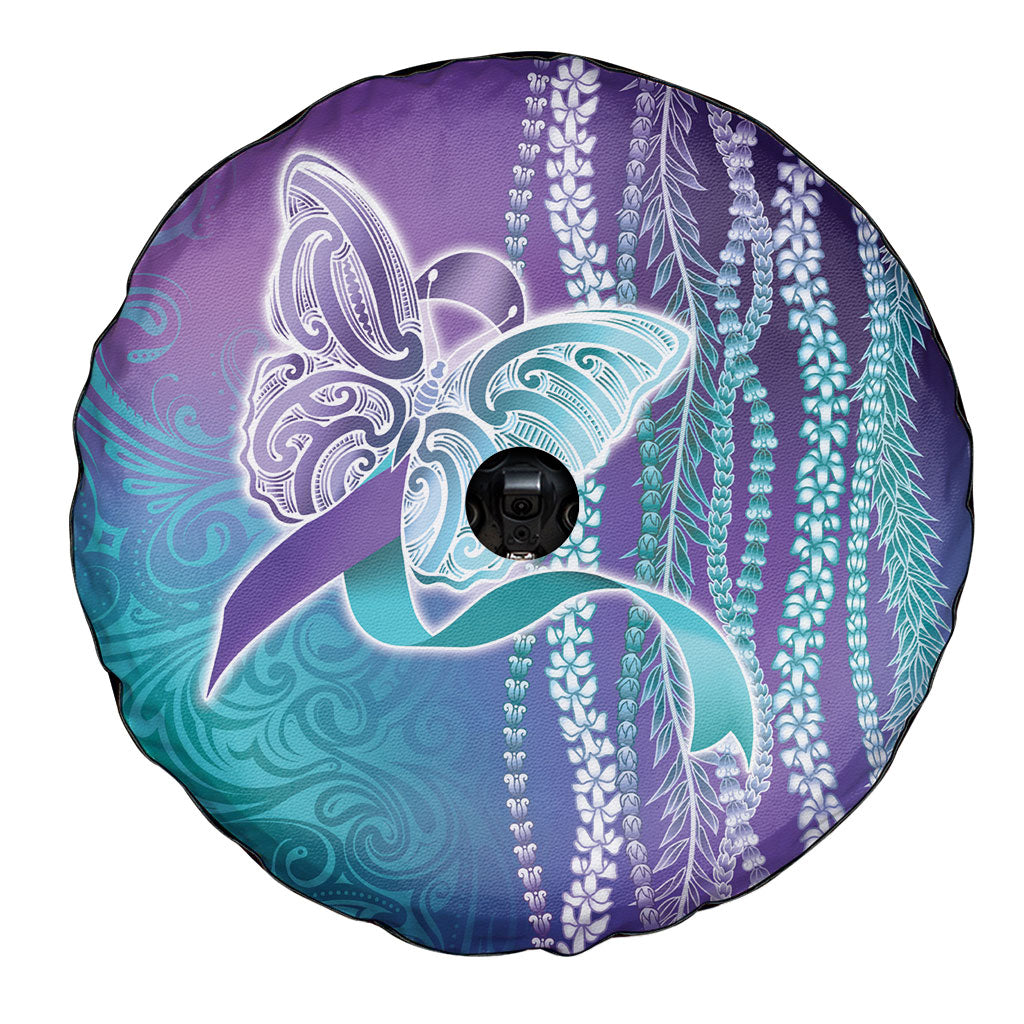 You Matter Suicide Prevention Support Spare Tire Cover Maile Pikake Lokelani Crown Flower Lei Inspired