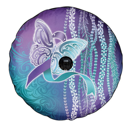 You Matter Suicide Prevention Support Spare Tire Cover Maile Pikake Lokelani Crown Flower Lei Inspired