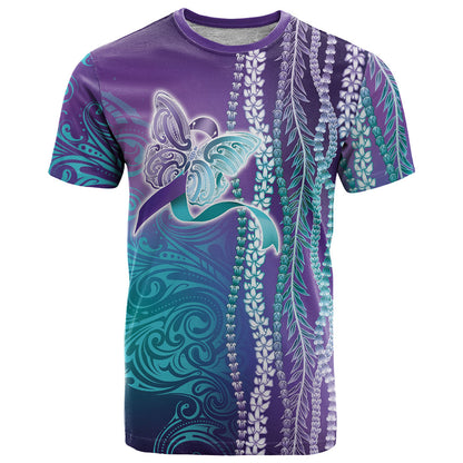 You Matter Suicide Prevention Support T Shirt Maile Pikake Lokelani Crown Flower Lei Inspired
