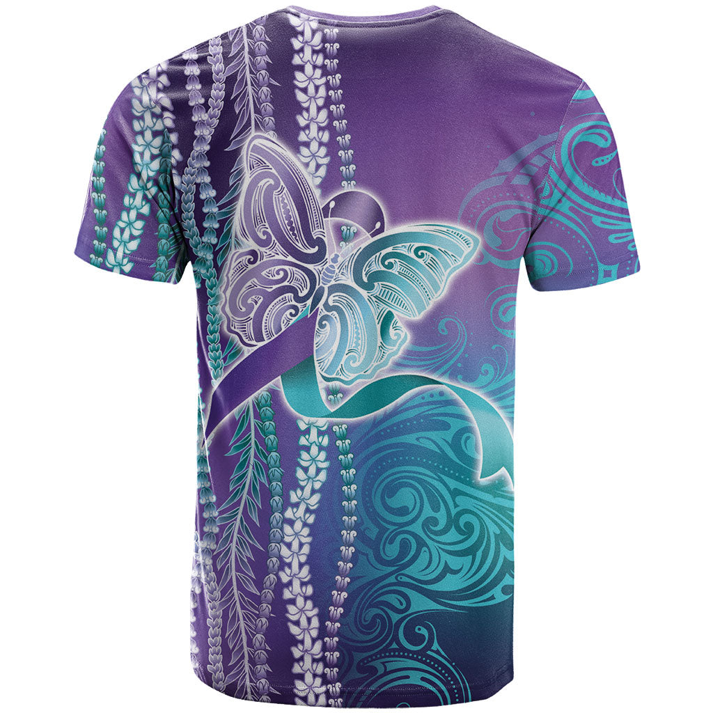 You Matter Suicide Prevention Support T Shirt Maile Pikake Lokelani Crown Flower Lei Inspired