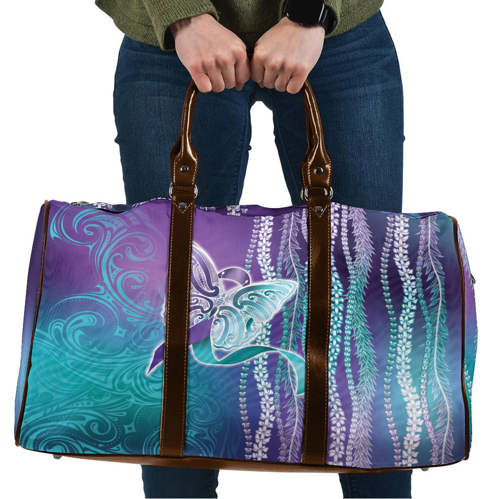 You Matter Suicide Prevention Support Travel Bag Maile Pikake Lokelani Crown Flower Lei Inspired
