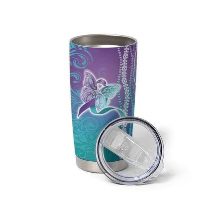 You Matter Suicide Prevention Support Tumbler Cup Maile Pikake Lokelani Crown Flower Lei Inspired