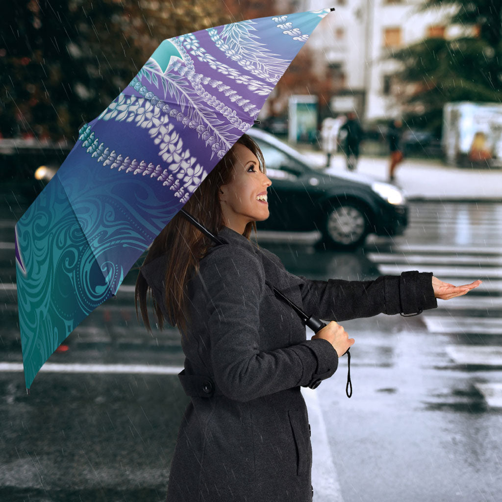 You Matter Suicide Prevention Support Umbrella Maile Pikake Lokelani Crown Flower Lei Inspired