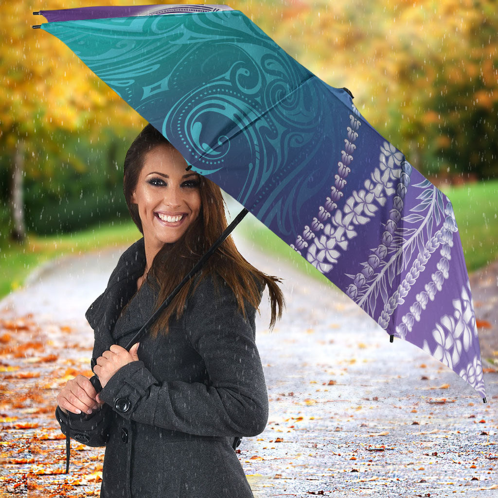 You Matter Suicide Prevention Support Umbrella Maile Pikake Lokelani Crown Flower Lei Inspired