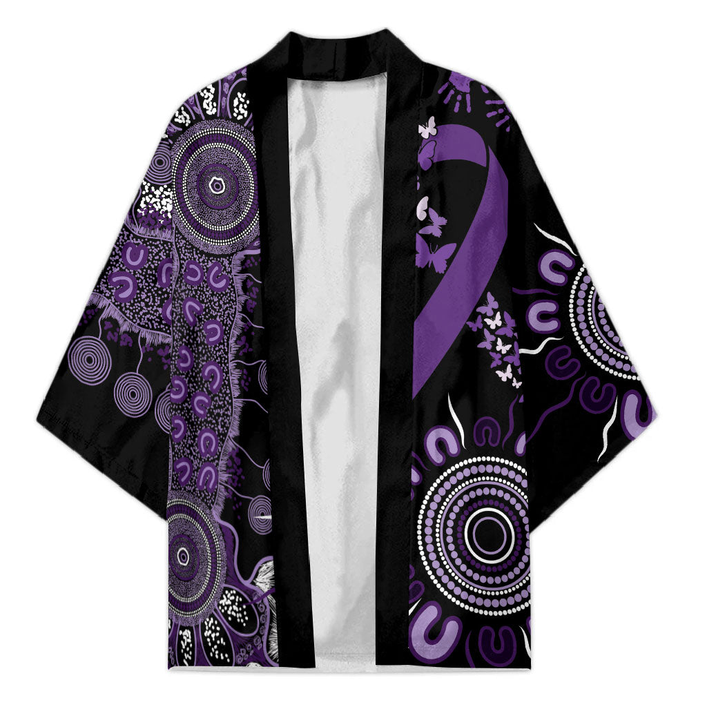 Memories Matter Alzheimers Support Personalised Kimono Aboriginal Ribbon Dot Painting