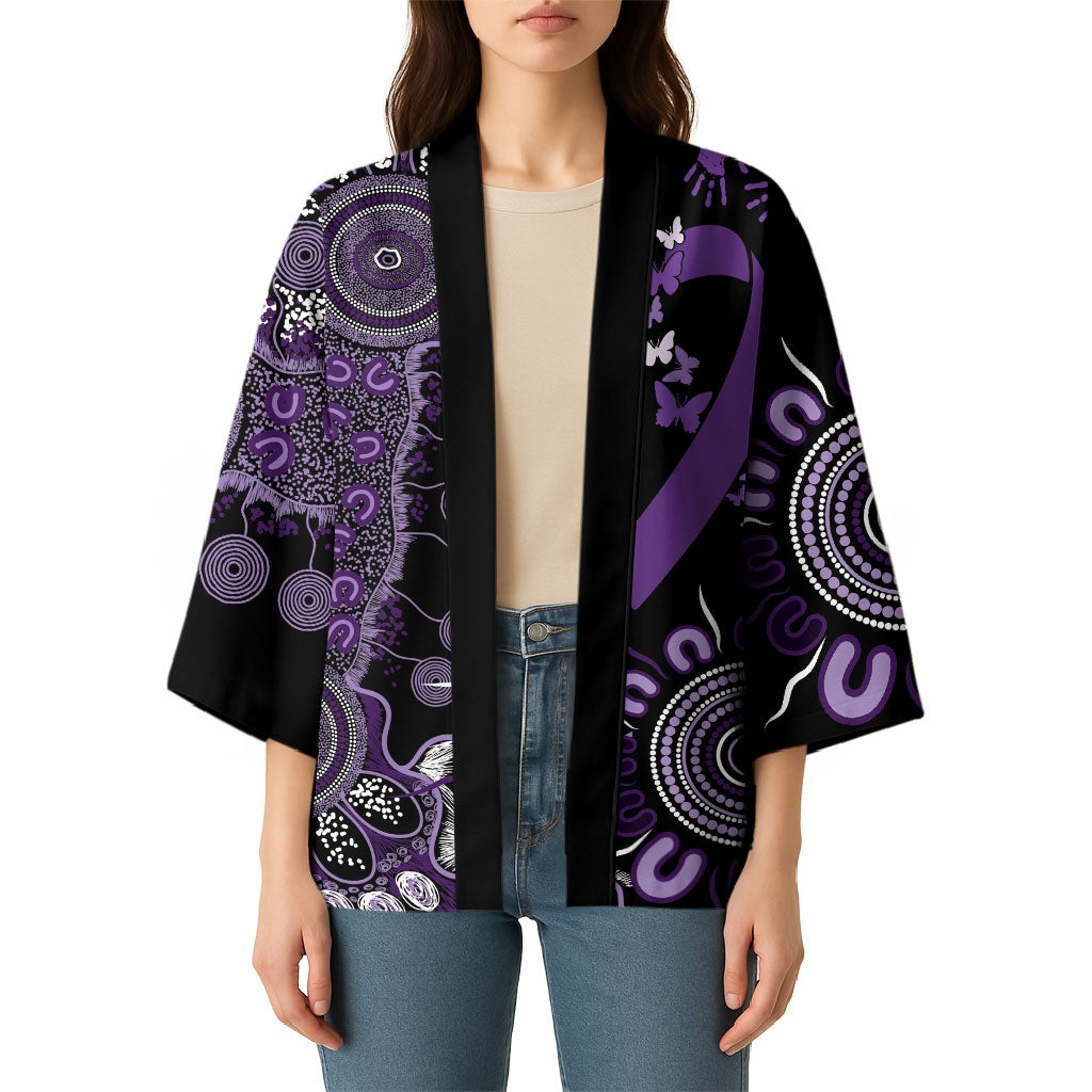 Memories Matter Alzheimers Support Personalised Kimono Aboriginal Ribbon Dot Painting