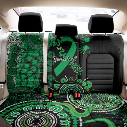 Australia Minority Mental Health Support Personalised Back Car Seat Cover Aboriginal Ribbon Dot Painting